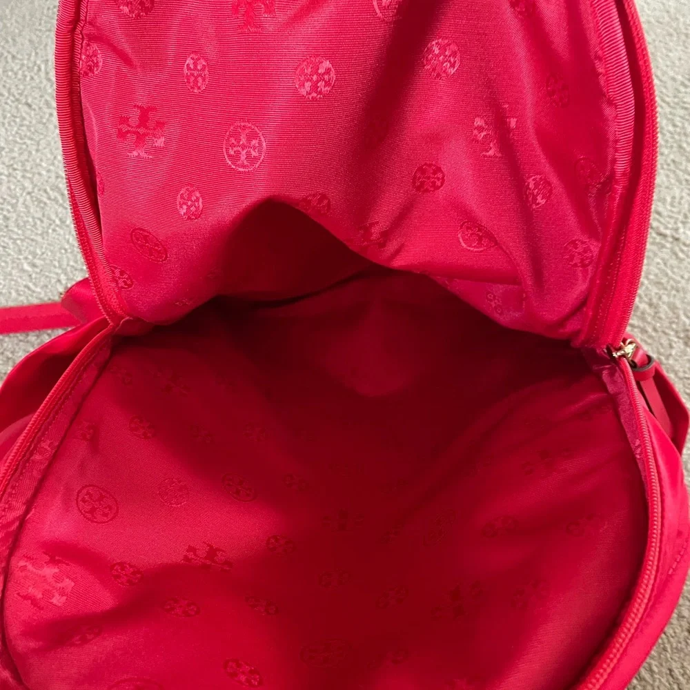 Tory Burch Hot Pink Nylon Backpack